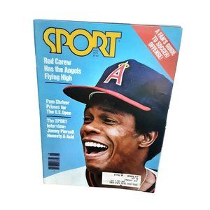 Sport Magazine August 1979 Rod Carew Angels Pam Shriver J Piersall